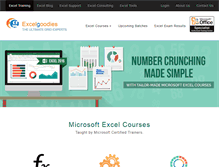 Tablet Screenshot of excelgoodies.com